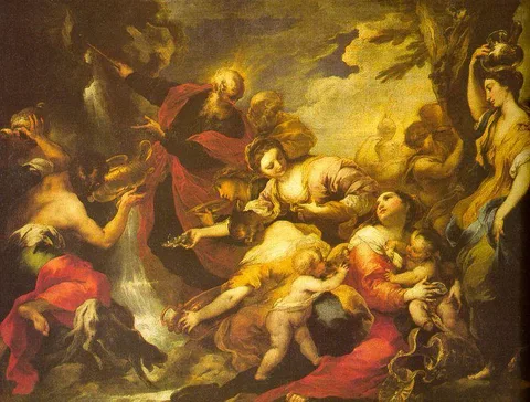 Valerio Castello, Moses Striking the Rock