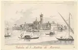 Giacomo Guardi, The Church and Convent of San Mattia di Murano