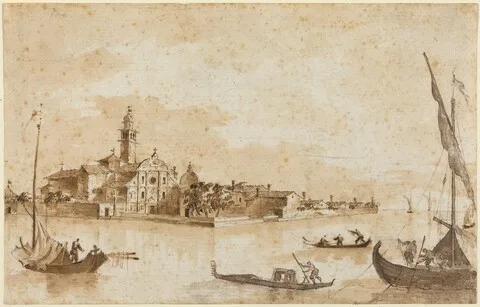 Giacomo Guardi, The Island of San Clemente