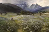 John MacWhirter, June in the Austrian Tyrol