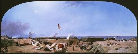 Conrad Wise Chapman, Bombardment of Fort Moultrie, Charleston Harbor, South Carolina