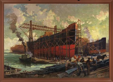 Robert Ford Gagen, Shipbuilding in Ashbridges Bay, Toronto