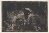 Félix Buhot, The Night Prowlers (Les Noctambules)
