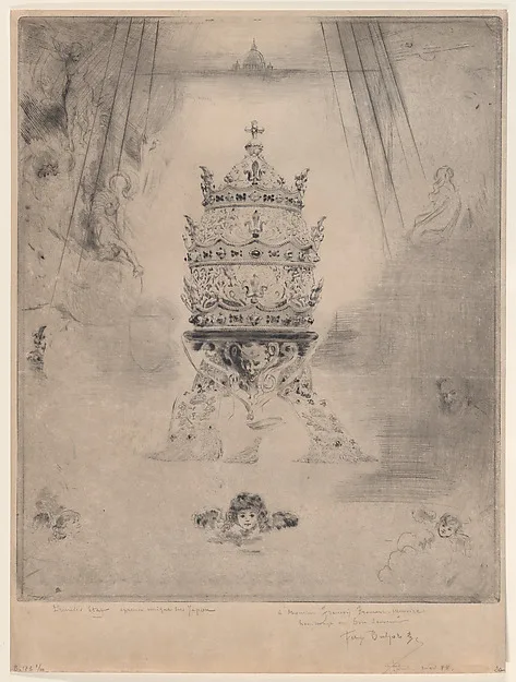 Félix Buhot, The Tiara