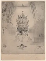 Félix Buhot, The Tiara