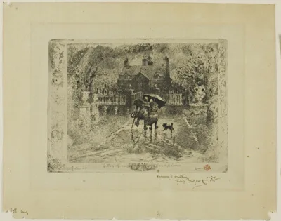 Félix Buhot, Country Neighbors