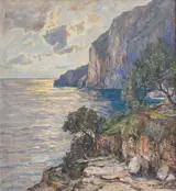 Albert Wenk, On the way to the Faraglioni, Capri