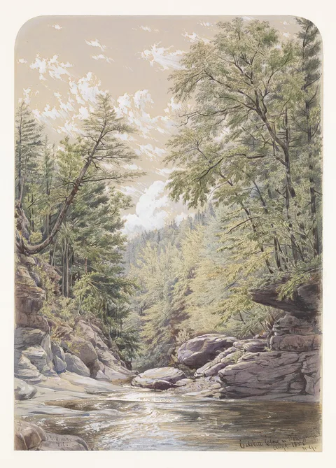 William Rickarby Miller, Catskill Clove in Palingsville