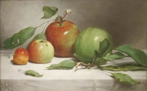 William Rickarby Miller, Still Life--Study of Apples