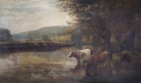 William Sidney Cooper, The Thames, Basildon, Berkshire