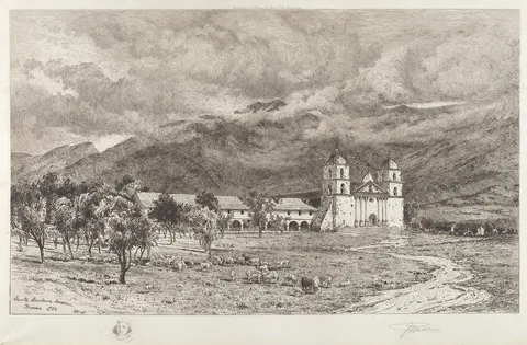 Peter Moran, Santa Barbara Mission