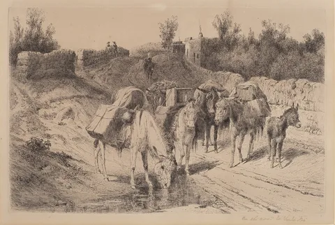 Peter Moran, On the Road to Santa Fe
