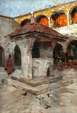 David Woodlock, A Well, San Francesco del Deserto, Venice