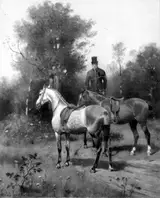Nicholas Winfield Scott Leighton, Horses and Mounted Groom