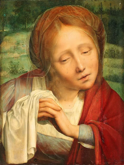 Quentin Massys, Mourning Woman from a Lamentation