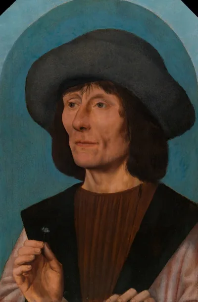 Quentin Massys, Portrait of a Man with a Pink