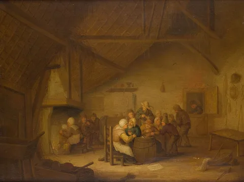 Bartholomeus Molenaer, Peasants in the Tavern (In the Tavern)