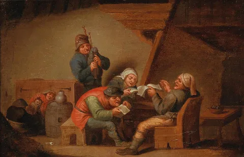 Bartholomeus Molenaer, Singing peasants