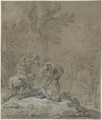 Jean-Baptiste Oudry, Ragotin lie par les parents du fou