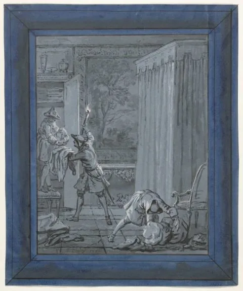 Jean-Baptiste Oudry, De echtgenoot, de vrouw en de dief / Le Mari, la Femme et le Voleur