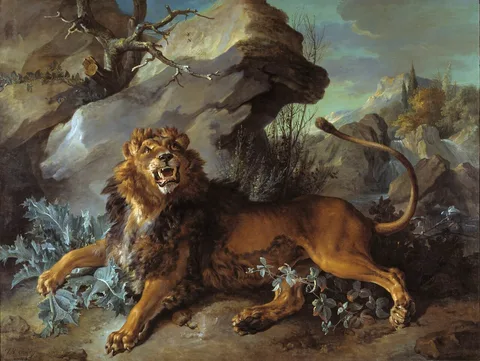 Jean-Baptiste Oudry, The Lion and the Fly
