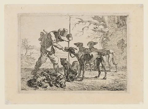 Pieter van Laer, The Hunter and the Dogs