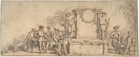Pieter van Laer, Europeans Engaging in Commerce and Trade in Asia