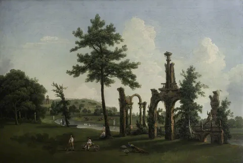 Nicholas Thomas Dall, The Ruins, Shugborough