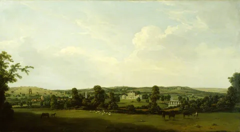 Nicholas Thomas Dall, A View of Shugborough and the Park from the East