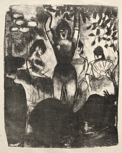 Émile Bernard, Singer at the Café-Concert