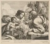 Simon Vouet, Holy Family with a Bird