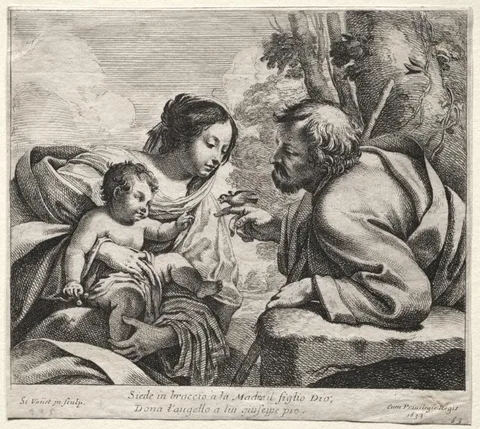 Simon Vouet, Holy Family