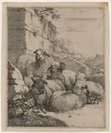 Johann Heinrich Roos, Flock of Sheep Resting