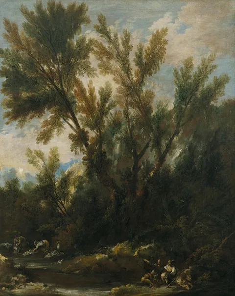 Antonio Francesco Peruzzini, Landscape with Figures