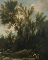 Antonio Francesco Peruzzini, Landscape with Figures