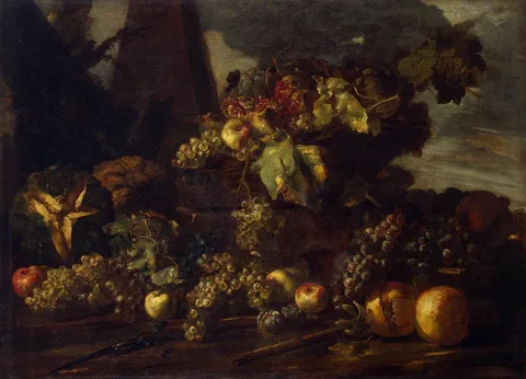 Michelangelo Pace, Still Life with Grapes