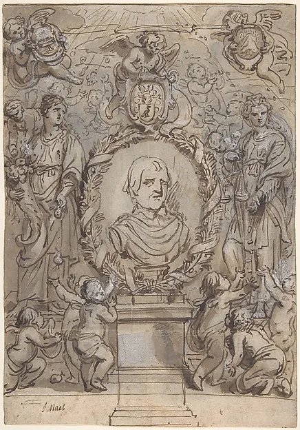 Abraham Jansz. van Diepenbeeck, Design for a Title Page