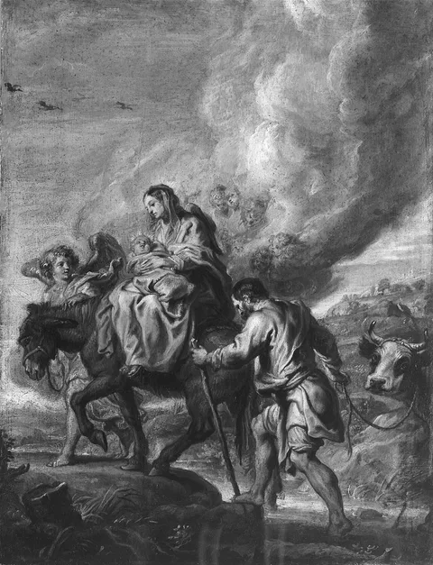 Abraham Jansz. van Diepenbeeck, The Flight into Egypt