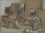 Dominik Skutetzky, To the Most Beautiful - Study for a Painting
