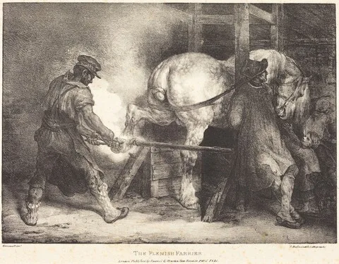 Théodore Géricault, The Flemish Farrier