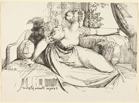Henry Fuseli, A Woman Sitting by the Window