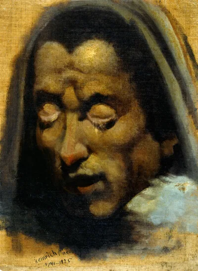 Henry Fuseli, Two Heads of Damned Souls from Dante's "Inferno" (recto and verso)
