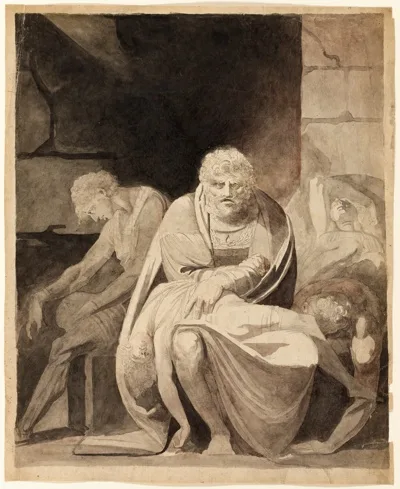 Henry Fuseli, Ugolino and His Sons Starving to Death in the Tower