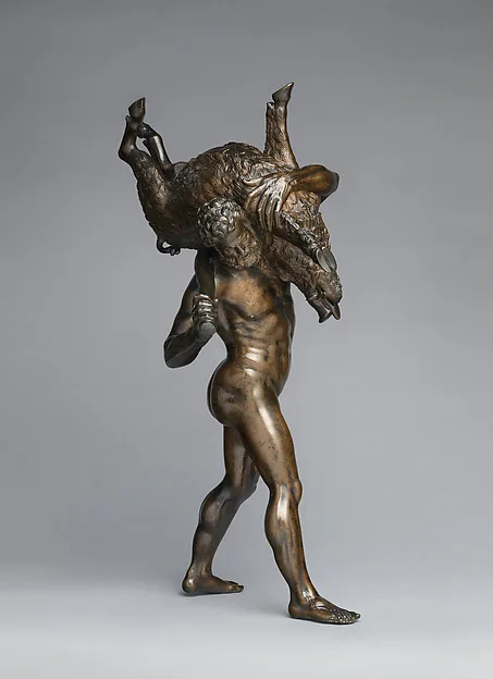 Giambologna, Hercules and the Erymanthian boar