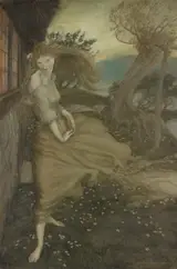 Arthur Rackham, Undine at the Window