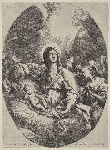Carlo Maratta, The Holy Family with Angels