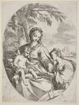 Carlo Maratta, The Mystic Marriage of Saint Catherine