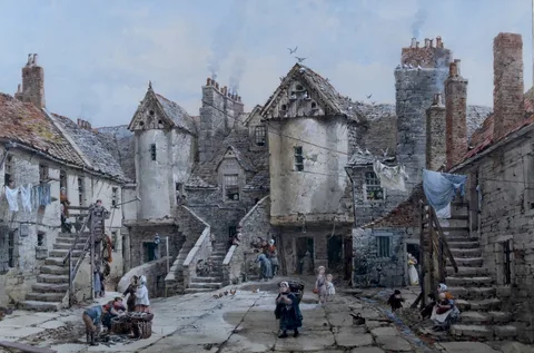 Louise Rayner, White-Horse Close, Edinburgh