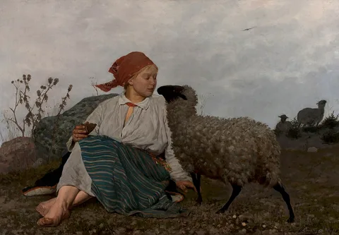 Stanisław Witkiewicz, On the pasture.