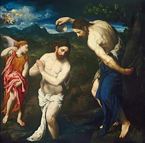 Paris Bordone, The Baptism of Christ